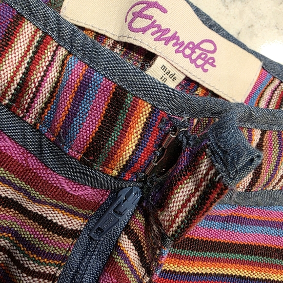 Emmelee By Anthropologie Striped Shorts Size 2 - Picture 4 of 13